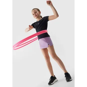 Dívčí oblečení Dívčí sportovní sukně 2v1 4F velikost 158/164 fialová