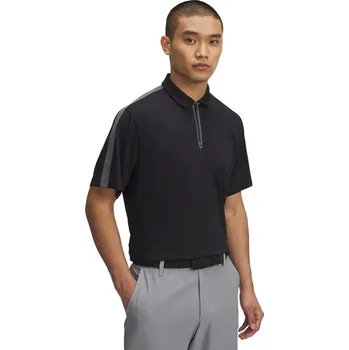 Pánské tričko Pánské tričko Under Armour Drive Zip Polo velikost M black