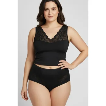 Kalhotky Cotonella Krajkové kalhotky s vysokým pasem bio bavlna Purity 663187