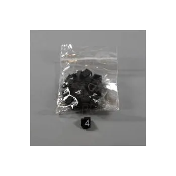 Dárková visačka Cenovky Q 3, 6 x 9 mm, náhradní číslo "4", 20 ks