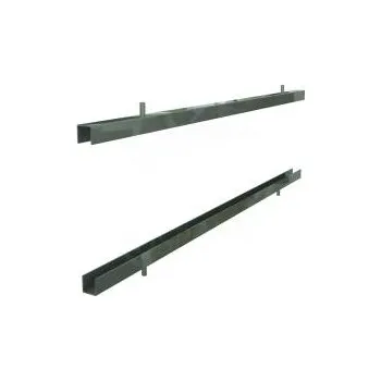 Prodejní regál Prodejní systém PANORAMA 112B, držák jednostranného panelu tloušťka 19mm,870mm,lak, pár