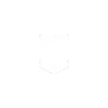 Dárková visačka Papírové visačky DREAMER "šipka" 43 x 60 mm, bílé, 250 ks