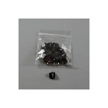 Dárková visačka Cenovky Q 3, 6 x 9 mm, náhradní číslo "1", 20 ks