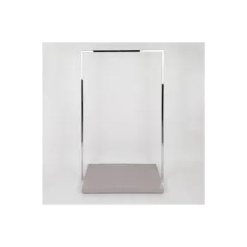 Věšák Prodejní systém CUADRO, 110, štendr 1000x1450 mm, deska malaga, chrom