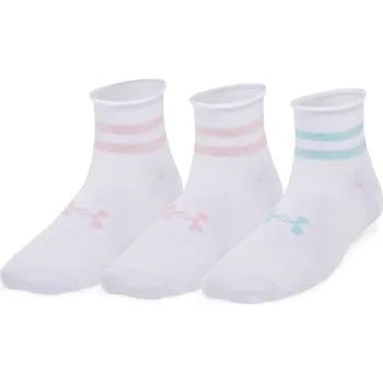 Dámské ponožky Dámské ponožky Under Armour Essential Nov 3pk Qtr velikost S bright white