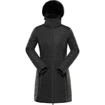 Dámský zimní kabát ALPINE PRO NORGA velikost M deep forest