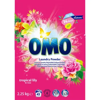 Prací prášek Prací prášek OMO Tropical Lily 2,25 kg