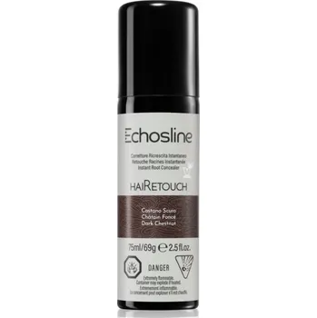 Barva na vlasy Echosline Hairetouch Hairtouch sprej pro okamžité zakrytí odrostů Dark Chestnut 75 ml