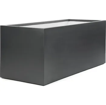 Květináč Stretto Box Anthracite V 40 cm / D 100 cm