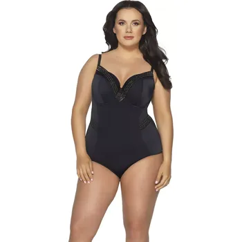 Dámské plavky Dámské jednodílné plavky 58 black - AVA černá 70/J