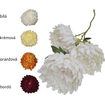 umělá květina Harasim velkoobchod s. r. o. Chryzantéma bordo 87 cm