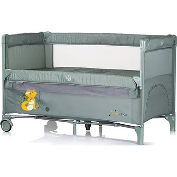 CHIPOLINO Postýlka cestovní se sklopnou bočnicí Relax Basil