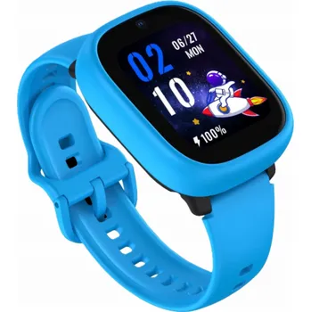 Chytré hodinky Atmosphera Chytré hodinky pro děti Sos Sim 4g Wifi GPS / Kidoboo Smart Watchme K3 / Modrá