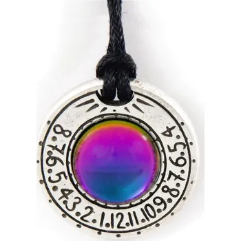 Hodiny Náhrdelník a sluneční hodiny Jupiter - duhový kámen