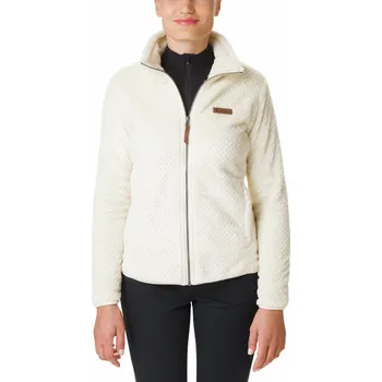 Dámská mikina Columbia Fire Side II Sherpa Full Zip bílá XS