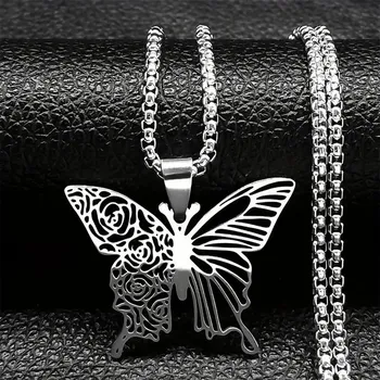 Řetízek Náhrdelník s motýlem