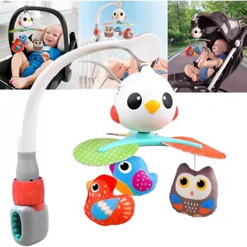 Kolotoč nad postýlku Huile Toys cestovní kolotoč nad postýlku s melodiemi Bird Toys