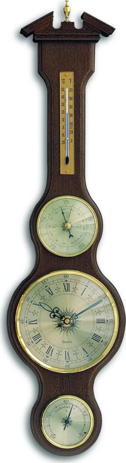 TFA 45.3004.03 - Meteostanice kaplička s teploměrem, vlhkoměrem, barometrem a hodinami