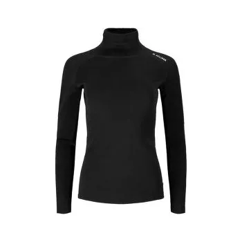 Dámské tričko Aclima WarmWool Roll Neck Women Jet Black černá S