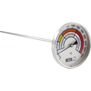 Domácí teploměr Teploměr do udírny - průměr 100 mm, stonek 400 mm