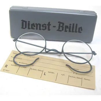 ochranné brýle SWISS EYE® Německé servisní brýle s krabičkou Dienst-Brille WH WWII Repro