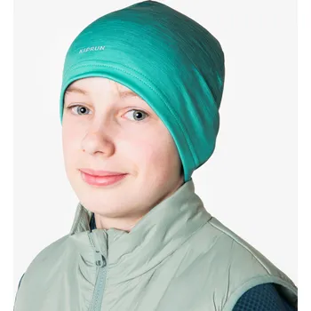 Čepice KIPRUN Dětská běžecká vodoodpudivá čepice Dry+ MODRÁ