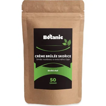 Čaj Botanic Crème brûlée skořice - Směs rooibosu a ovocného čaje 50 g
