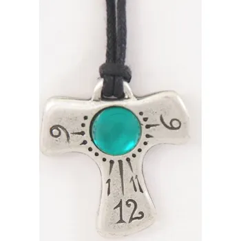 Hodiny Náhrdelník a sluneční hodiny Tau - smaragdový kámen