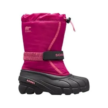 Chlapecká zimní obuv Sorel Childrens Flurry Deep Blush, Tropic Pink 684 růžová 28 EU