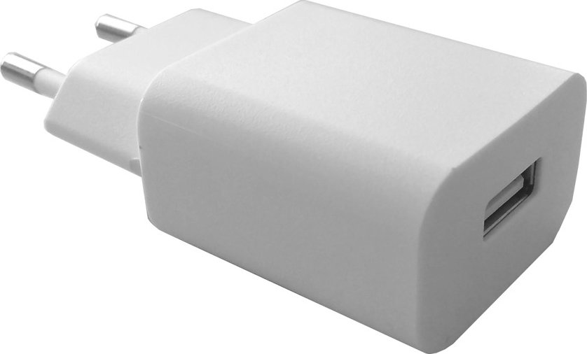 Airbi napájecí a nabíjecí adaptér 230V na USB, 1A, bílý