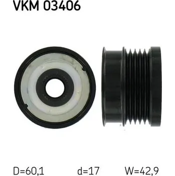 SKF VKM 03406 Předstihová spojka (VKM03406)