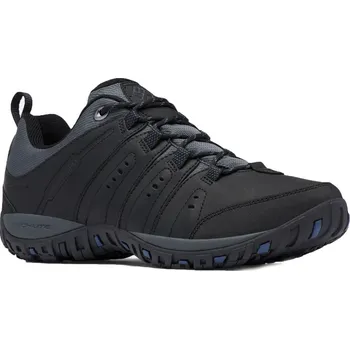 Pánská treková obuv Nadměrné pánské nízké trekové boty šedo-černé Columbia Woodburn II Waterproof - 49