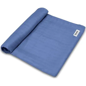 látková plena Lionelo Bambusová plena Bamboo Swaddle Blue Denim
