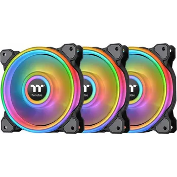 PC ventilátor Riing Quad 14 RGB Radiator Fan TT Premium Edition 3 Pack, Gehäuselüfter