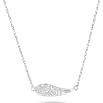 Náhrdelník Brilio Silver Něžný stříbrný náhrdelník Andělské křídlo NCL214W + 2 měsíce na vrácení zboží