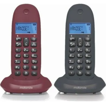 Motorola Bezdrátový DECT telefon C1002 s LCD displejem