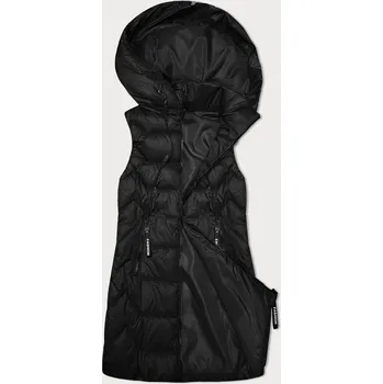 Dámská vesta Černá dámská vesta s odepínací kapucí S'West (B8231-1) odstíny černé XXL (44)