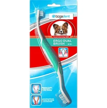 Péče o psí chrup BOGAR Bogadent® Ergo dual brush Mini - oboustranný kartáček na zuby pro psy