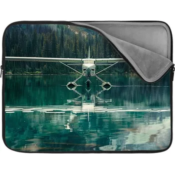 pouzdro na notebook Sablio Obal na notebook Hydroplán na horském jezeře - 17"
