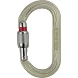 Karabina PETZL Oxan screw-lock stříbrná