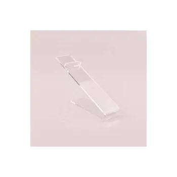 Plexi / akrylátový stojánek na boty "L", transparentní