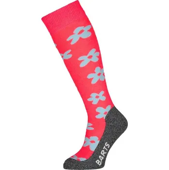 Dámské ponožky Ponožky Barts SKISOCK FLOWER Fluo Pink velikost 23-26