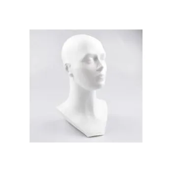 Figurína Hlava dámská DITA plastová, bílá