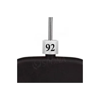 Ramínko Minireitery, značení na ramínka "92", bílá barva, černý potisk, 25ks