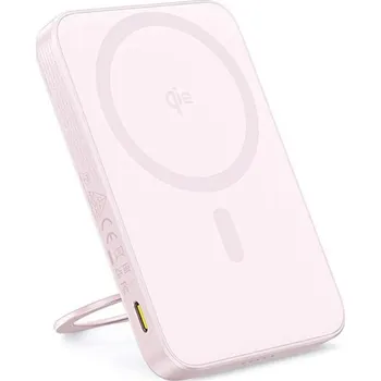 Powerbanka Baseus PicoGo Qi2 5000mAh růžová