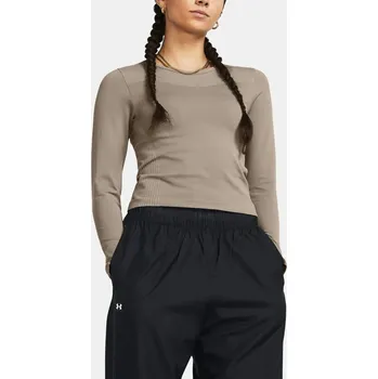 Dámské tričko Under Armour Vanish Elite Seamless LS velikost S hnědá