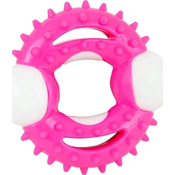 Hračka pro psa Akinu dental kruh STRONG NYLON pro psy 10 cm Barva: Růžová