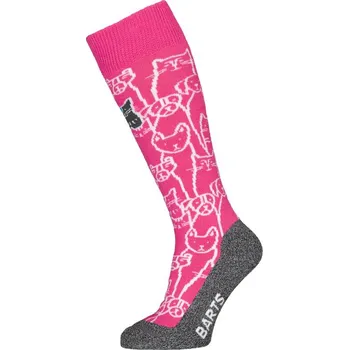 Dámské ponožky Ponožky Barts SKISOCK CATS AND DOGS Pink velikost 27-30