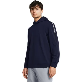 Pánská mikina Pánská mikina s kapucí Under Armour Playoff Hoodie velikost XXL modrá