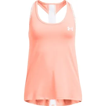 Dívčí tílko Dívčí tílko Under Armour Tech Knockout Tank velikost YL flare orange